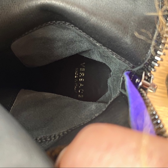 AUTHENTIC Versace Medusa Color Block Knee Boot 39 - Picture 12 of 15